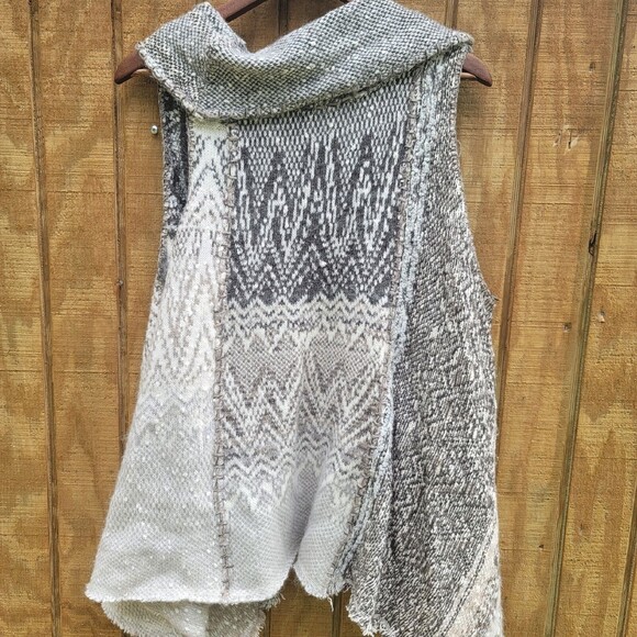 Free People Oversized Open Front Cardigan Womens Size S - Picture 5 of 9